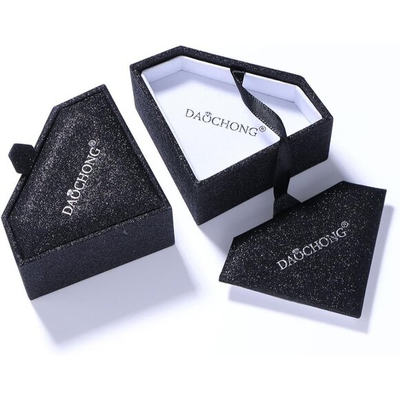 925 Sterling Silver Geometric Triangle Pendant Necklace for Women - Elegant and - Picture 8 of 8